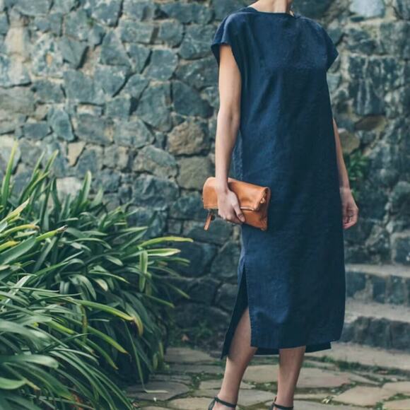 Taylor Stitch Dresses & Skirts - Taylor Stitch The Loma Dress Navy Size M